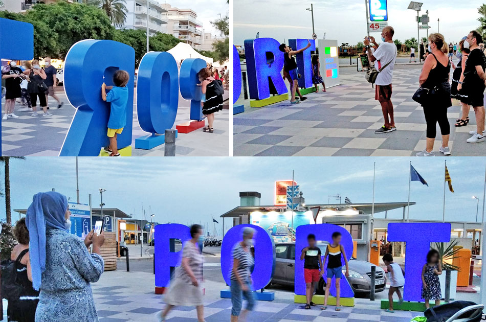 graphe-disseny-port-segur-calafell-letras-corporeas-turismo